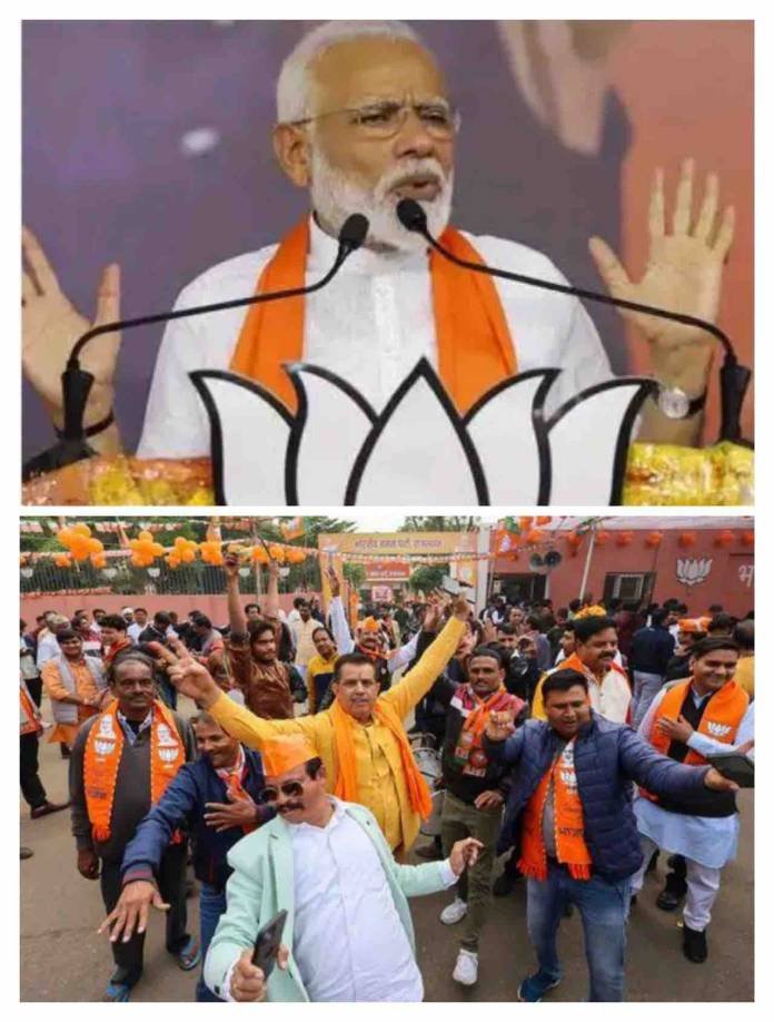 Image-compressed-17 हाल ही में 5 राज्यों में हुए विधानसभा चुनावों में आज 4 राज्यों की काउंटिंग जारी है। जहाँ मध्य प्रदेश,राजस्थान और छत्तीसगढ़ में कमल खिला है।